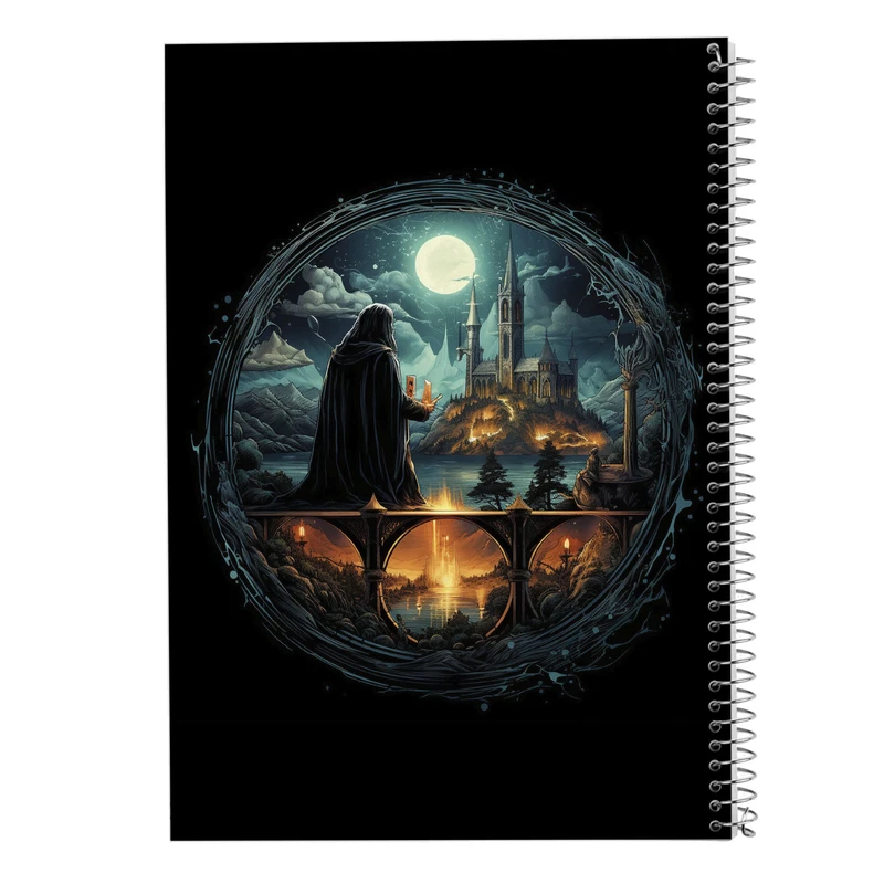 دفتر مشق 50 برگ مدوپد مدل ارباب حلقه ها The Lord of the Rings کد DF3140