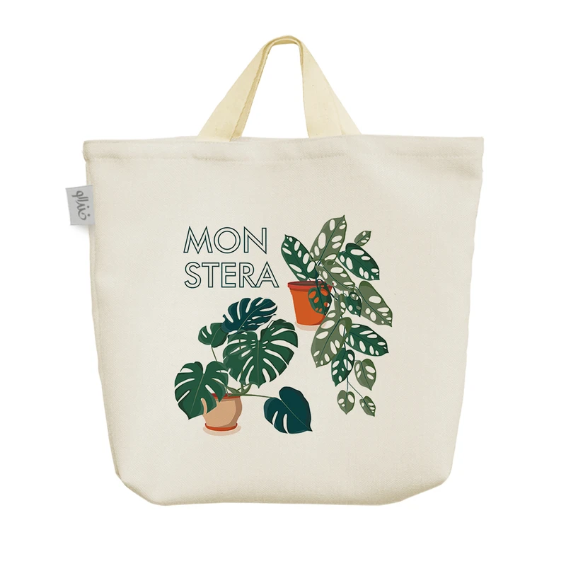 ساک خرید خندالو مدل برگ انجیری و برگ حصیری کد H1972