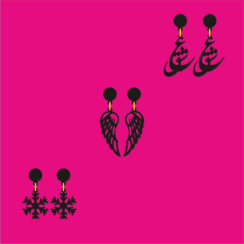 گوشواره دخترانه کد 311 مجموعه 3 عددی گوشواره دخترانه کد 311 مجموعه 3 عددی