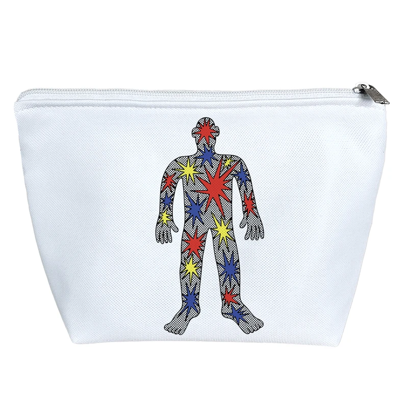 کیف لوازم آرایش دخترانه خندالو مدل انفجار درونی کد 7354