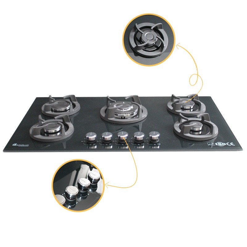 اجاق گاز صفحه ای آذرلوکس مدل G05NL-C10B