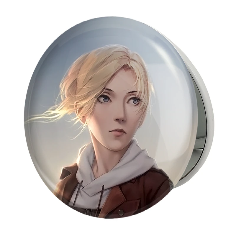 آینه جیبی خندالو طرح آنی لئونهارت انیمه اتک آن تایتان Attack on Titan مدل تاشو کد 10982 