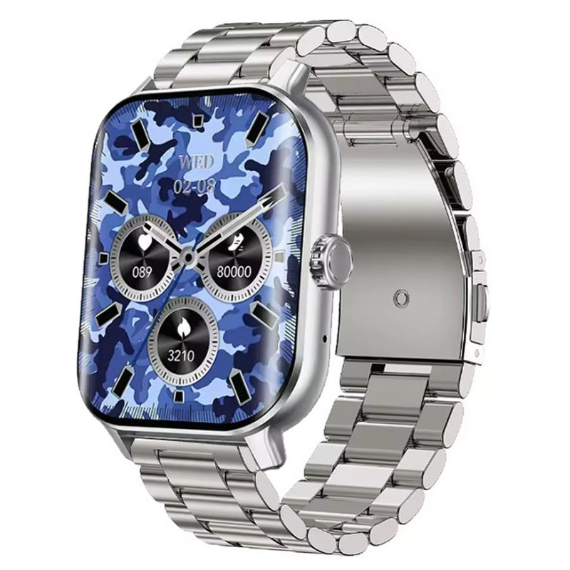 ساعت هوشمند مدل F12 Curve Steel