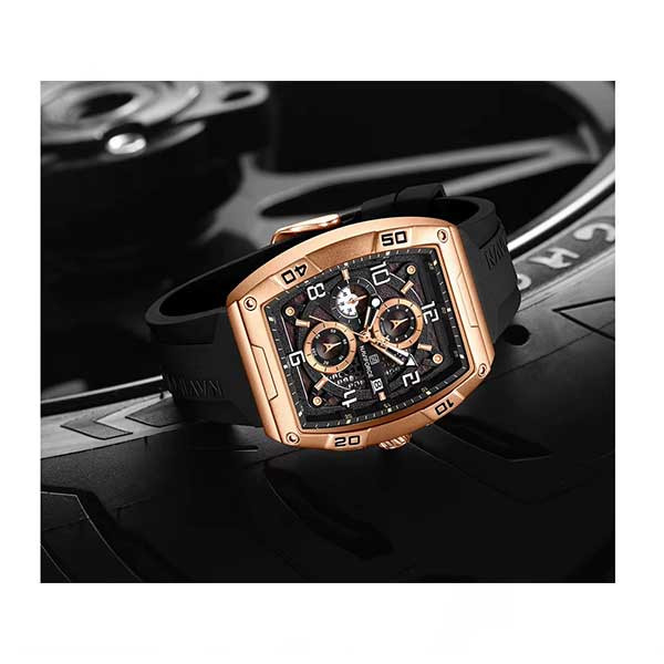 ساعت مچی عقربه‌ای مردانه کوارتز نیوی فورس مدل NF8052 RGCEB