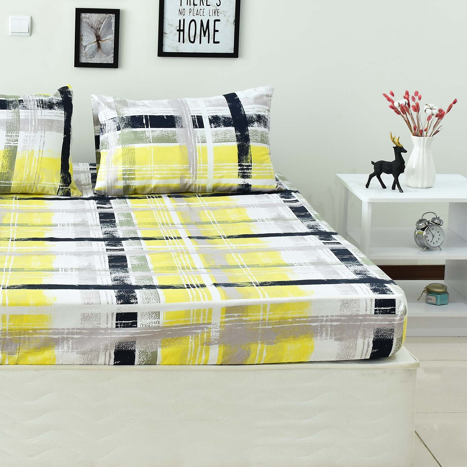 سرویس ملحفه بومرنگ مدل Danial-90 یک نفره 2 تکه