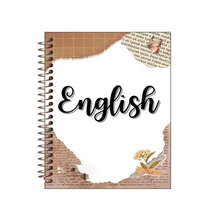 دفتر لغت 100 برگ طرح حروف انگلیسی کد W315