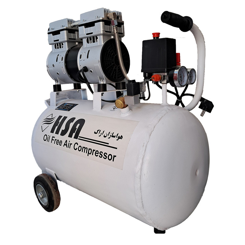 کمپرسور باد هواسازان مدل 50 لیتری سایلنت