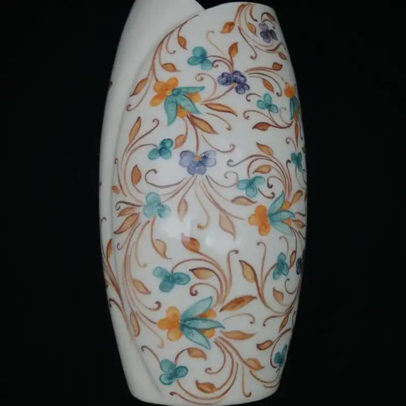 گلدان سرامیکی هیوا طرح پیچک ایستاده کد 11047651