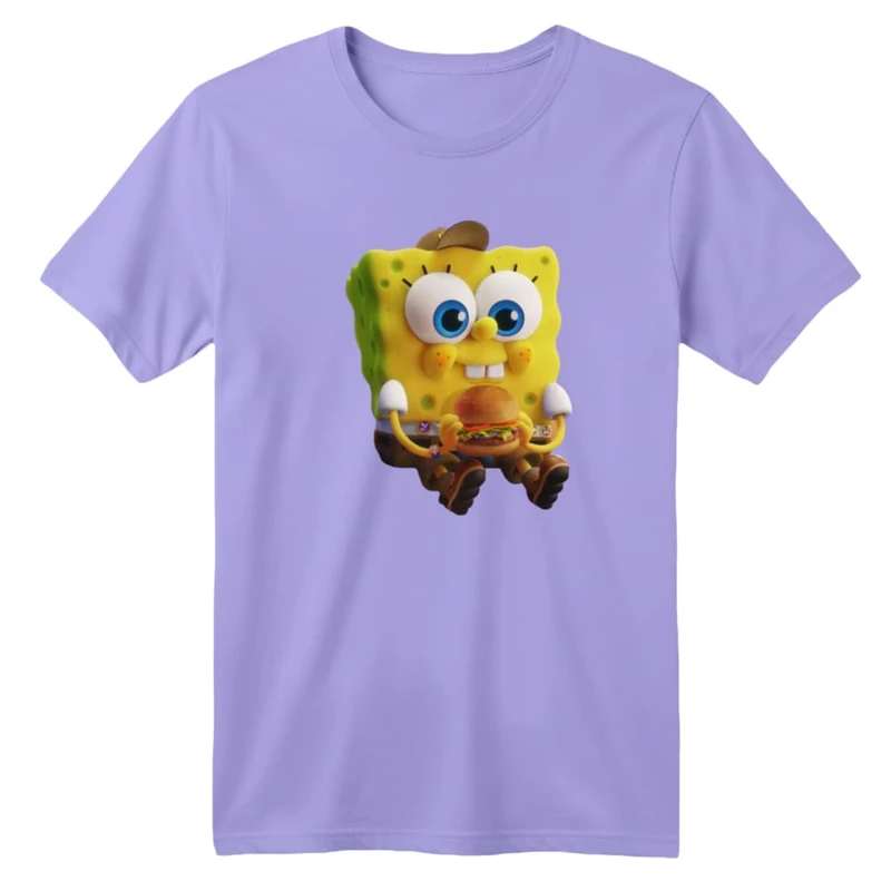 تی شرت آستین کوتاه بچگانه مدل باب اسفنجی کد ۵