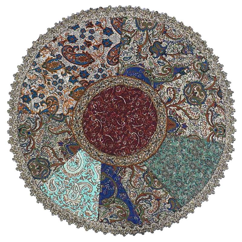  رومیزی ترمه مدل گوهر کد 2135