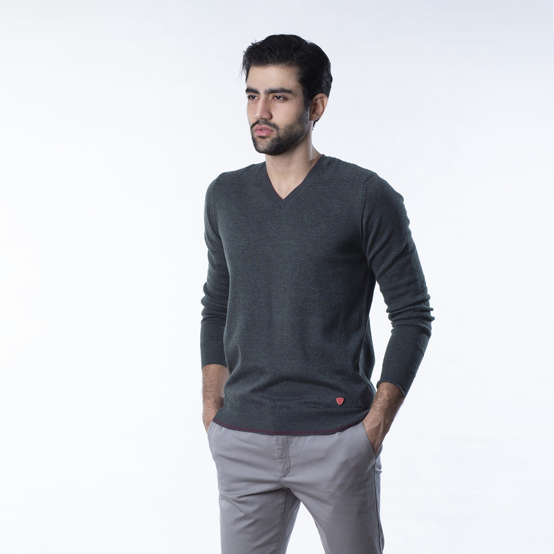 پلیور مردانه ال سی من مدل 09315822-Lightnavyblue