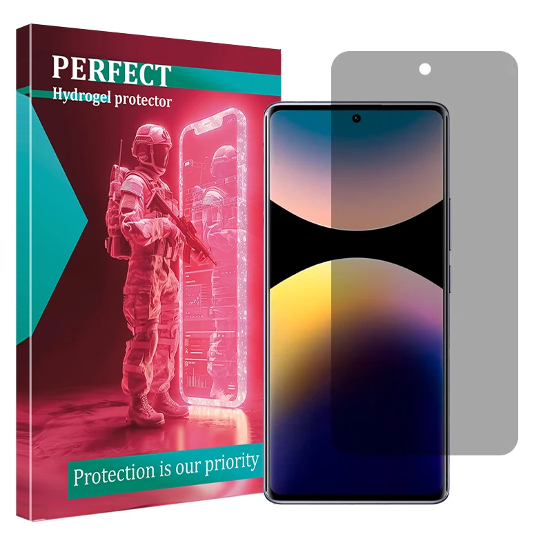 محافظ صفحه نمایش حریم شخصی پرفکت مدل Tough مناسب برای گوشی موبایل شیائومی Redmi Note 14 Pro 4G