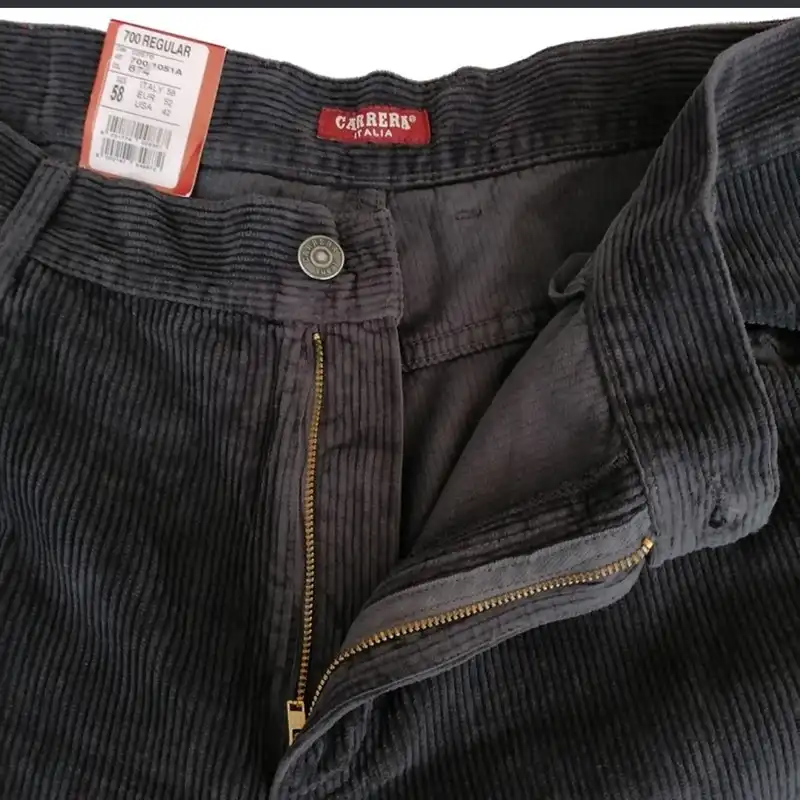 شلوار مردانه کاررا مدل مخمل کبریتی HN915