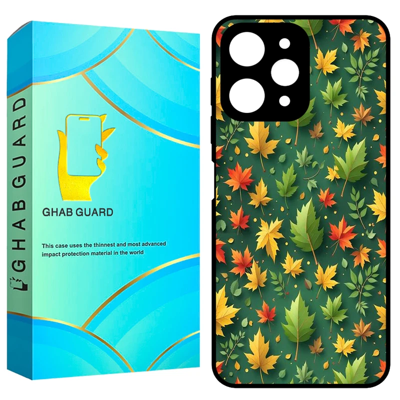 کاور قاب گارد طرح برگ پاییزی مدل GCHPR12 مناسب برای گوشی موبایل شیائومی Redmi 12 4G / Redmi 12 5G / Poco M6 Pro 5G