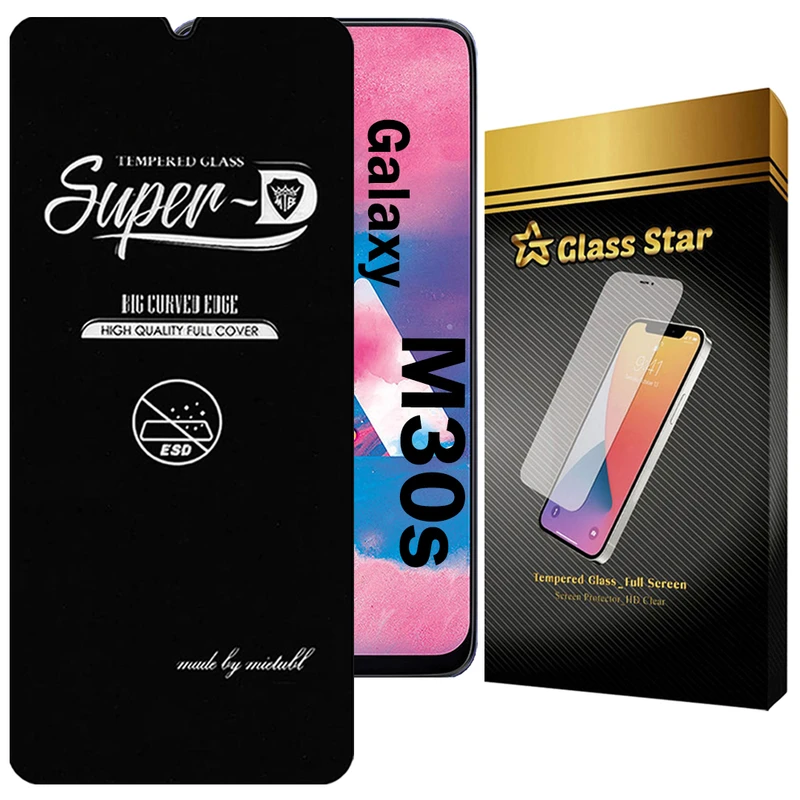 محافظ صفحه نمایش گلس استار مدل SUPERDNS مناسب برای گوشی موبایل سامسونگ Galaxy M30s