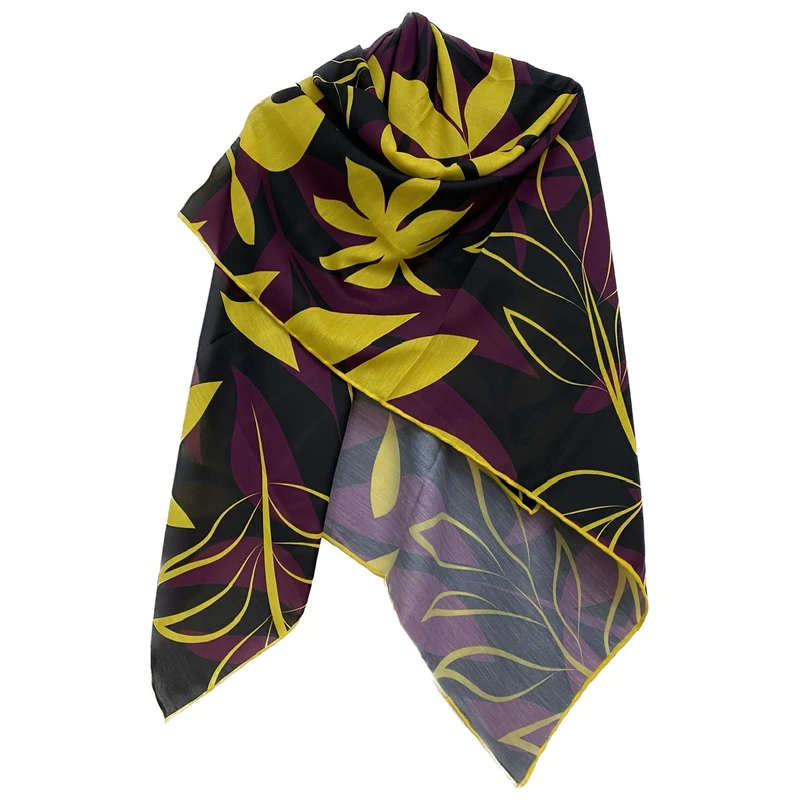 روسری زنانه مدل نخی چهارفصل قواره بزرگ کد 1763