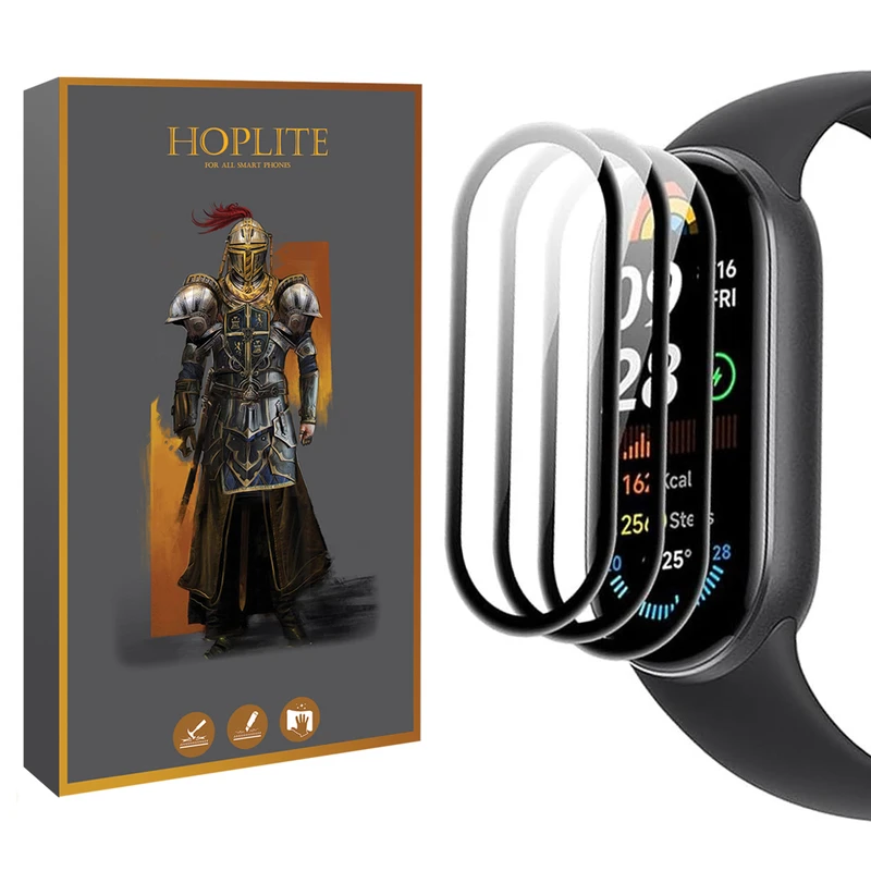 محافظ صفحه نمایش نانو هاپلایت مدل Pmma-HL مناسب برای ساعت هوشمند شیائومی Mi band 9 بسته سه عددی