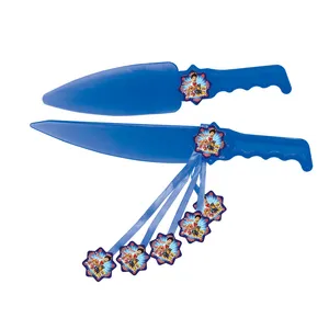 ست کارد و کفگیر سرو کیک مدل سگهای نگهبان