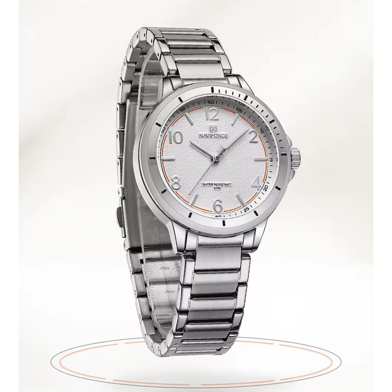 ساعت مچی عقربه ای زنانه نیوی فورس مدل NF5021SWS ساعت مچی عقربه ای زنانه نیوی فورس مدل NF5021SWS