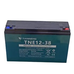 باتری لید اسید 38 آمپر تیانینگ مدل TNE12-38