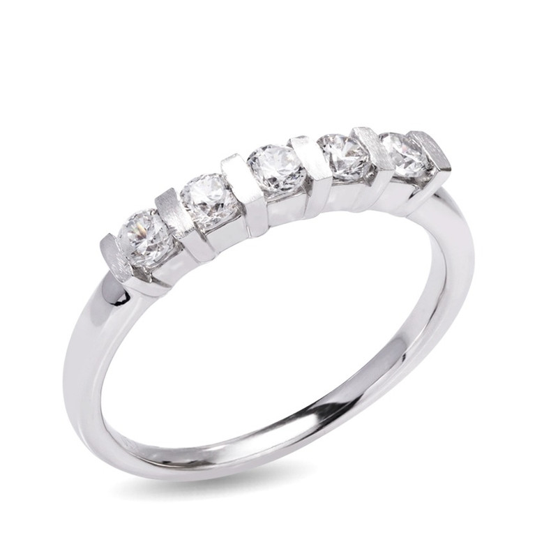 انگشتر طلا 18 عیار زنانه کیمیا زر مدل پایه جواهر لوکس بارمان کد 1139S سایز 54