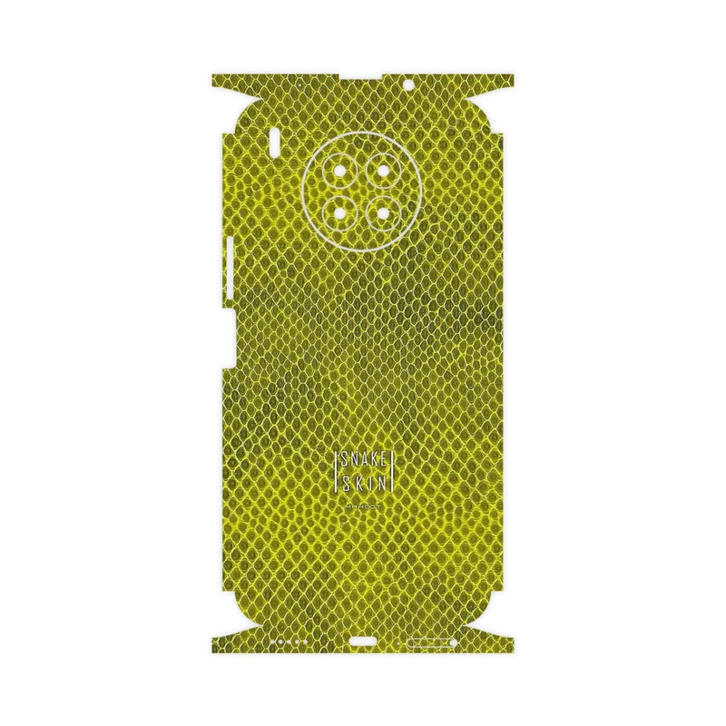 برچسب پوششی ماهوت مدل Yellow Snake Skin-FullSkin مناسب برای گوشی موبایل هوآوی Nova 8i