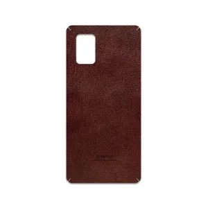 MAHOOT Natural-Leather Cover Sticker for Samsung Galaxy A71 5G