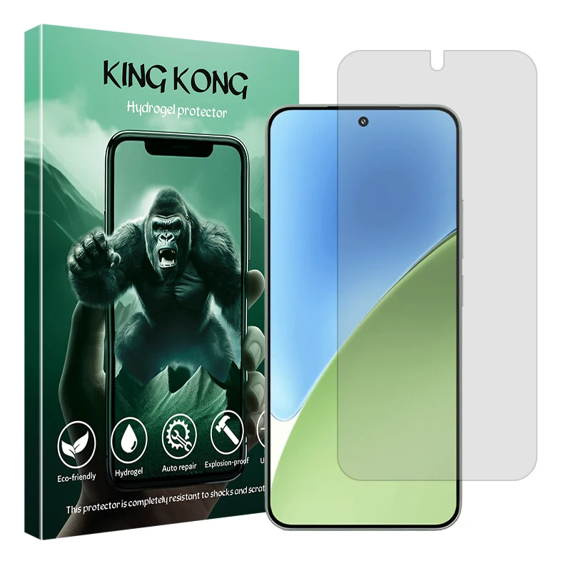 محافظ صفحه نمایش شفاف کینگ کونگ مدل Tough مناسب برای گوشی موبایل شیائومی 15 Pro