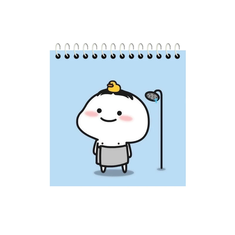 دفترچه یادداشت 50 برگ آلبالو مدل استیکر فانتزی کد 4055