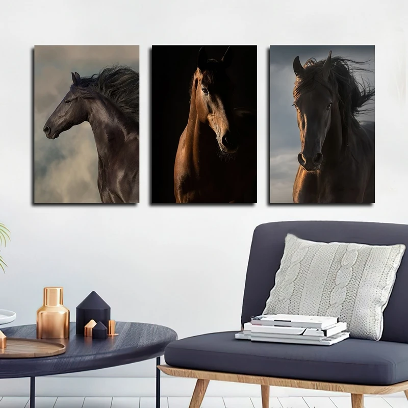 تابلو شاسی بکلیت طرح اسب مدل SH-2783 مجموعه 3 عددی