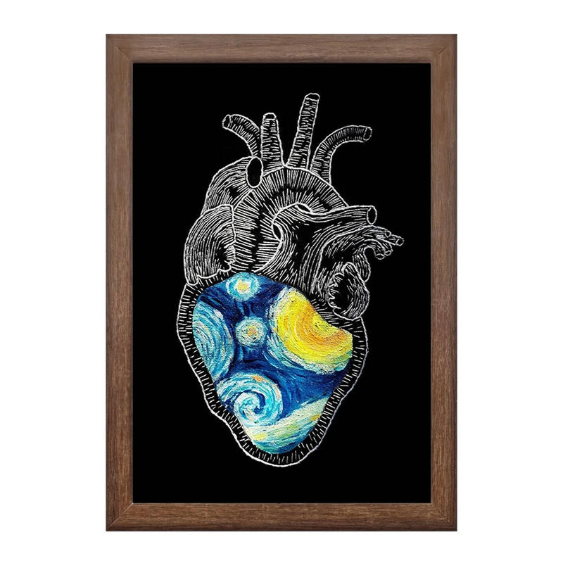 تابلو خندالو طرح ونسان ونگوگ کد 25460