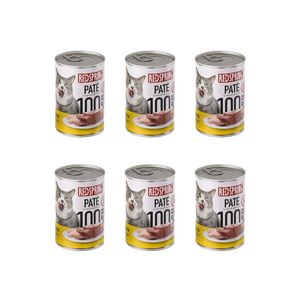 کنسرو غذای گربه رداسپرینگ مدل Cat Chicken Pate طعم مرغ خالص وزن 400 گرم بسته 6 عددی