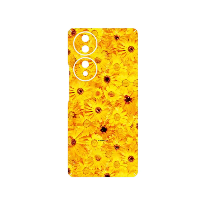 برچسب پوششی ماهوت مدل Yellow_Flower مناسب برای گوشی موبایل آنر 70
