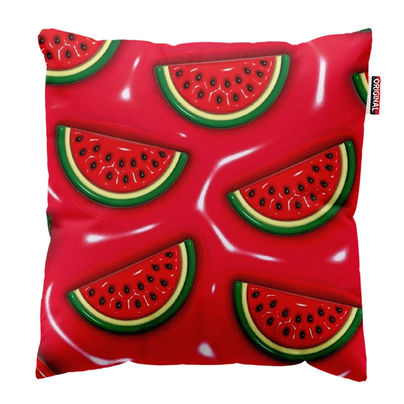  کوسن پاد آفرین طرح یلدا و هندونه کد 3195 سایز 30*30 سانتی متر