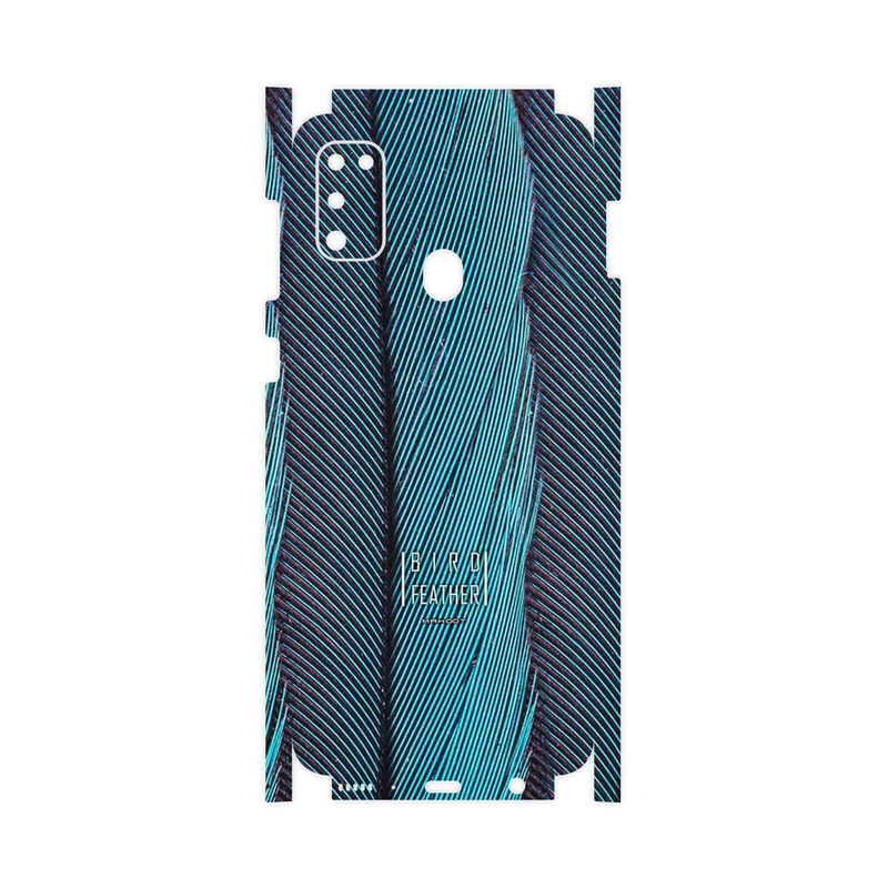 برچسب پوششی ماهوت مدل Turquoise feathers-FullSkin مناسب برای گوشی موبایل سامسونگ Galaxy M30s