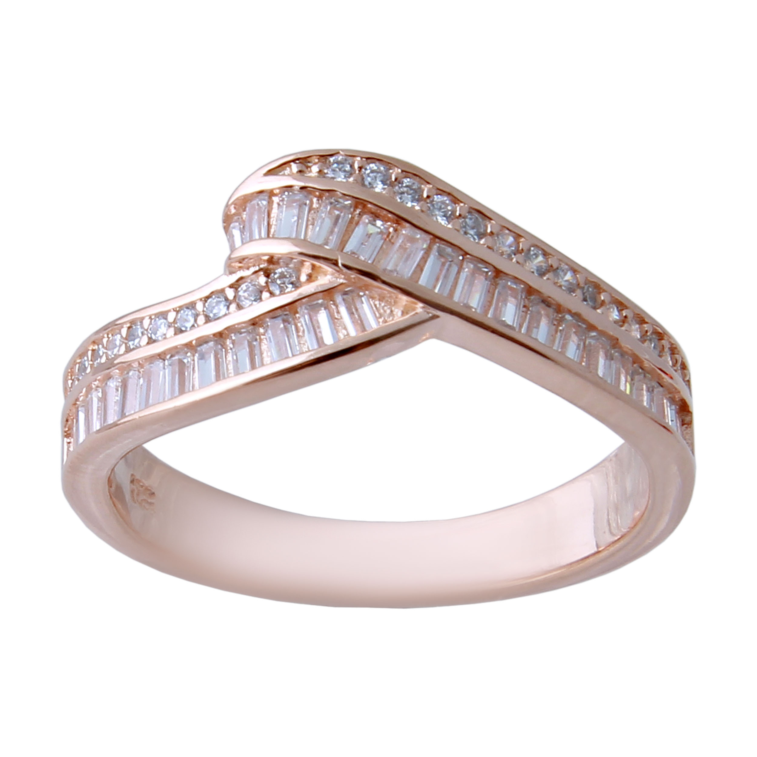 انگشتر نقره زنانه بازرگانی میلادی کد AWR_418