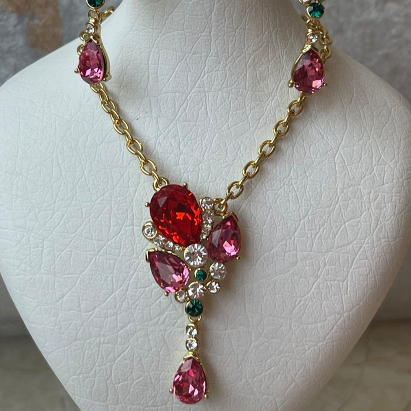 نیم ست زنانه کلیو مدل گل کریستال