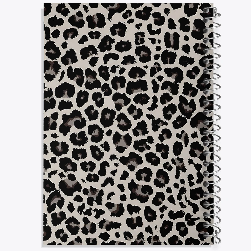 دفتر مشق 50 برگ خندالو طرح پترن پلنگی کد N2620