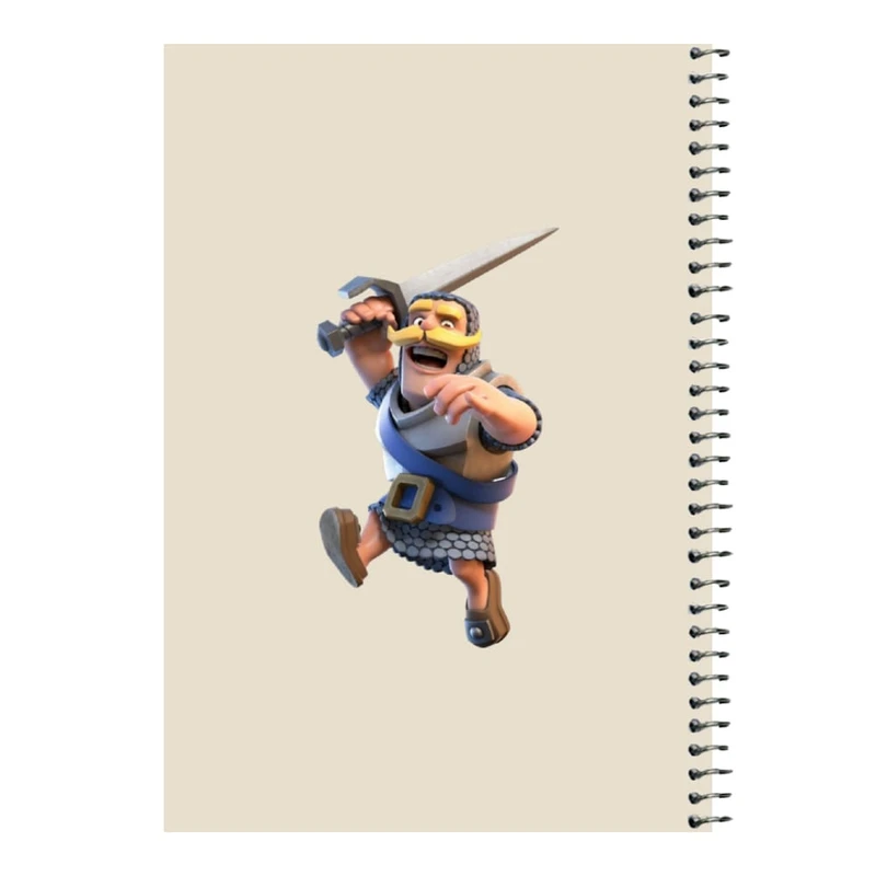 دفتر مشق 80 برگ اس جی مدل کلش رویال کد 18