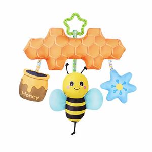 آویز موزیکال تخت کودک سوزی طرح زنبورعسل مدل WLTH21-958 