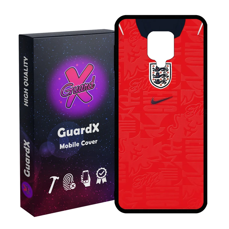 کاور گارد ایکس طرح انگلیس 2 مدل 10975 مناسب برای گوشی موبایل شیائومی Redmi Note9 Pro/Note 9 Pro Max/Redmi Note 9S/MI Poco M2 Pro