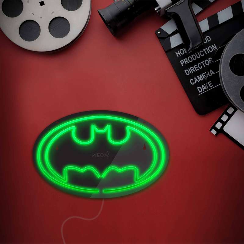 چراغ دیواری نئون دیزاین طرح Batman-BL_GR