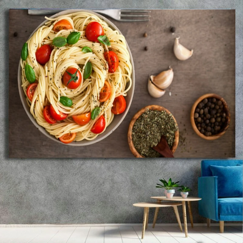 پوستر پارچه ای مدل فست فود طرح پاستاکد SDP1456