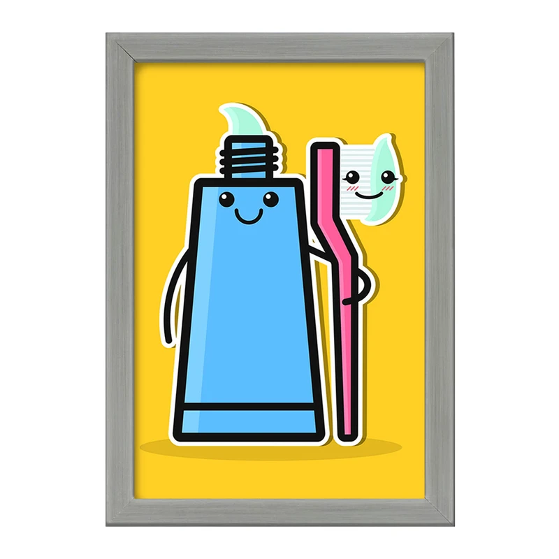 تابلو خندالو طرح دندان و دندانپزشکی کودکانه کد 27759