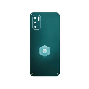 MAHOOT Minimal Cube icon Cover Sticker for Xiaomi Redmi Note 10 5G