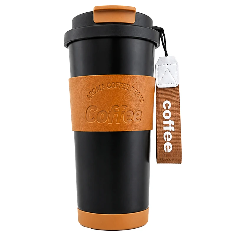 تراول ماگ مدل Coffee دوحالته بند دار گنجایش 0.55 لیتر