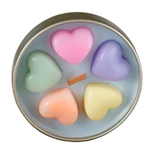 شمع مدل قلبی پاستیلی