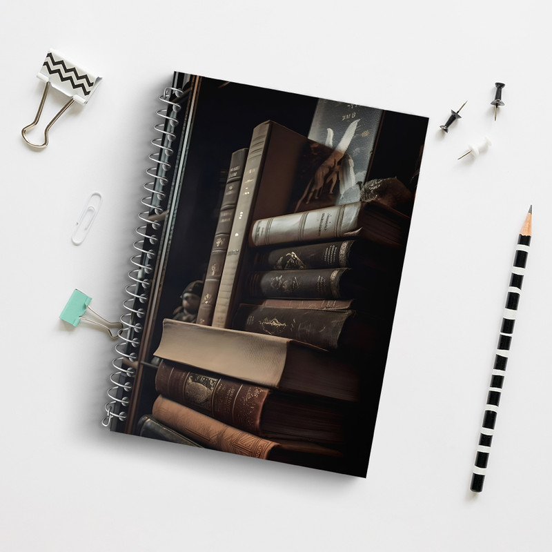 دفتر زبان 50 برگ خندالو مدل سه خط طرح کتاب (Book) کد F1353