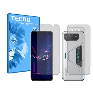 Tecno Resistant model Matte screen protector suitable for Asus ROG Phone 6 Pro mobile phone along with the back of the phone