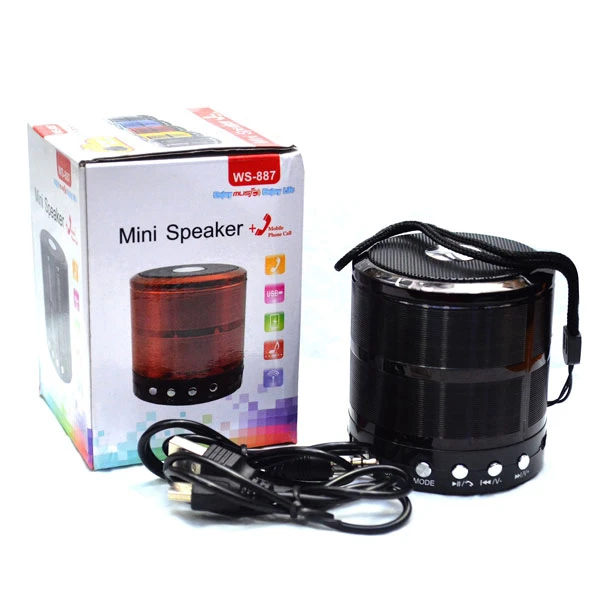 اسپیکر بلوتوثی قابل حمل مدل mini ws-887 عکس شماره 3